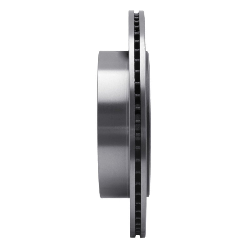Land Rover LR2 Brake Rotor (1) - Rear Right - R1 Concepts - Drilled & Slotted - Silver - `08-`12